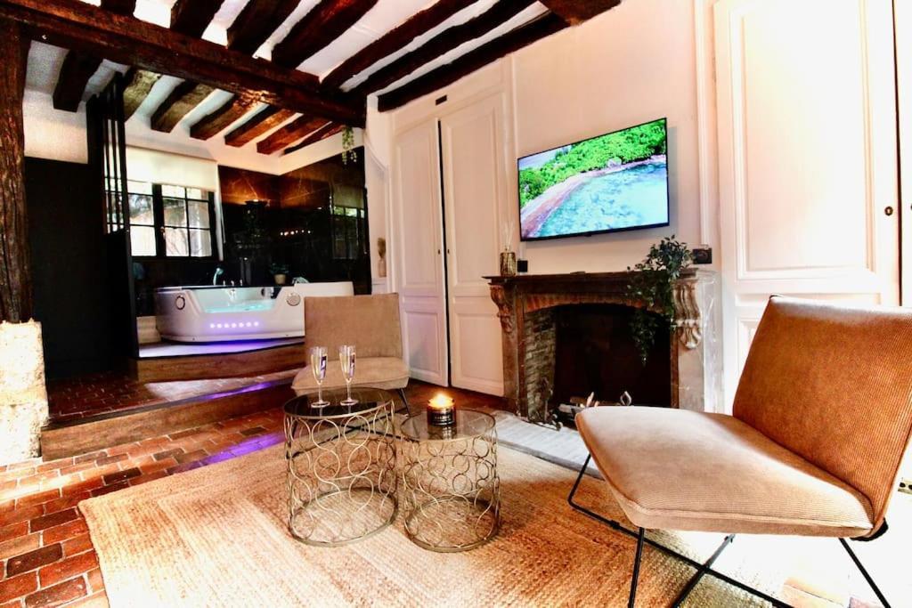 Le Spa Gustave - Sauna, Jacuzzi & Terrasse A רואן מראה חיצוני תמונה